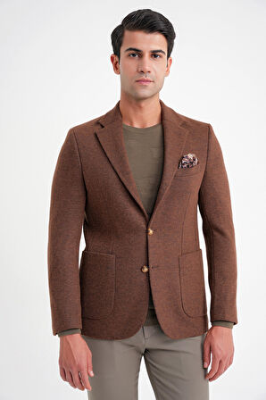 C 717 CEKET Regular Fit TÜTÜN