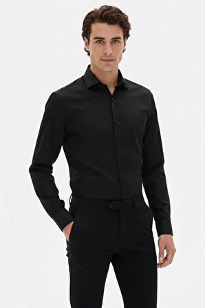 GK 2025 GÖMLEK Slim SİYAH