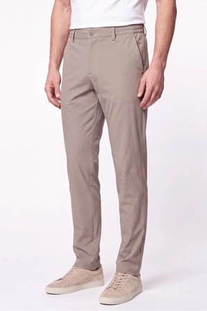 Comfort Fit Esnek Pamuklu Yan Cep Bej Jogger Pantıolon P 1220