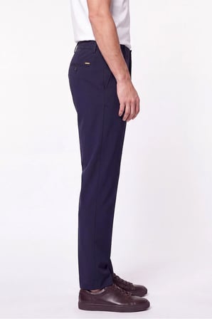 Comfort Fit Esnek Pamuklu Yan Cep Lacivert Jogger Pantıolon P 1220