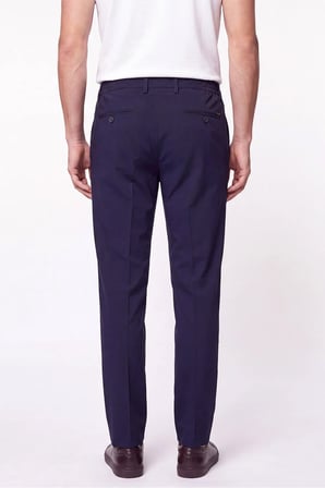 Comfort Fit Esnek Pamuklu Yan Cep Lacivert Jogger Pantıolon P 1220