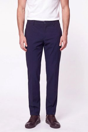 Comfort Fit Esnek Pamuklu Yan Cep Lacivert Jogger Pantıolon P 1220
