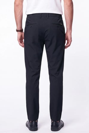 Comfort Fit Esnek Pamuklu Yan Cep Siyah Jogger Pantıolon P 1220