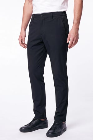Comfort Fit Esnek Pamuklu Yan Cep Siyah Jogger Pantıolon P 1220