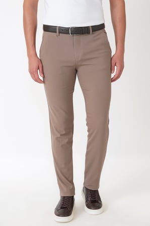 Slim Fit Yan Cep Esnek Yünlü Bej Pantolon P 1232