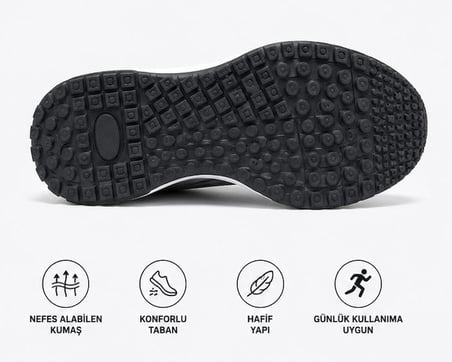 Kappa Kp-1103m Erkek Sneaker Spor Ayakkabı Gri