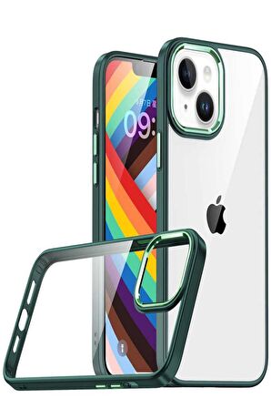 Apple iPhone 14 Kılıf Kamera Korumalı Mat Renkli Silikon