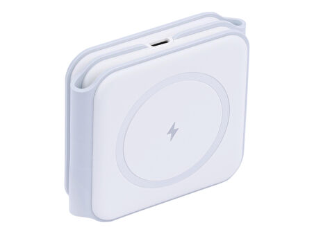 W07B Beyaz 3 in 1 Manyetik Kablosuz Şarj Standı – iPhone, AirPods, Apple Watch