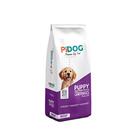 Pi Dog Kuzu Etli Yavru Köpek Maması 15 Kg