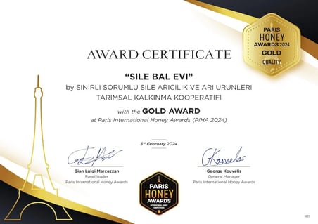  Şile Kestane Balı 750 G – 2024 Paris Lezzet  İ̇Stanbul Şile Coğrafi İ̇Şaretli