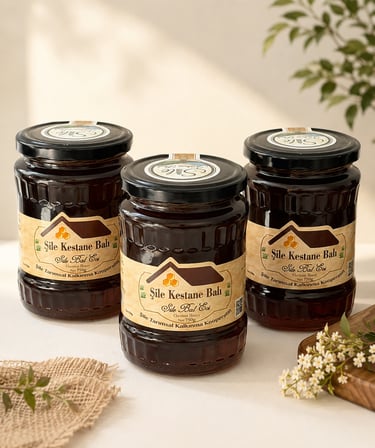  Şile Kestane Balı 750 G – 2024 Paris Lezzet  İ̇Stanbul Şile Coğrafi İ̇Şaretli
