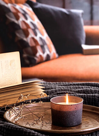 Ruby Antrasit Mum Unique Style Kokulu Mum Antrasit