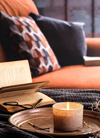 Ruby Antrasit Mum Unique Style Kokulu Mum Antrasit