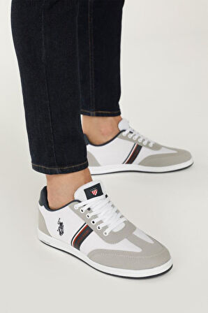 U.S. Polo Assn. KARES 5FX 101932518 Erkek Sneaker Ayakkabı Beyaz 40-45 