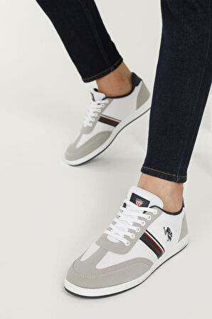 U.S. Polo Assn. KARES 5FX 101932518 Erkek Sneaker Ayakkabı Beyaz 40-45 