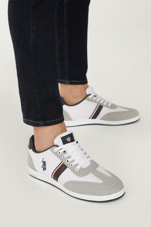 U.S. Polo Assn. KARES 5FX 101932518 Erkek Sneaker Ayakkabı Beyaz 40-45 