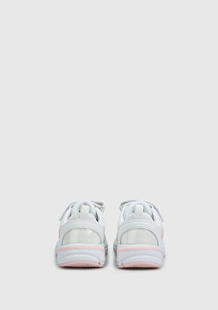 Flower Beyaz Kız Çocuk Sneaker