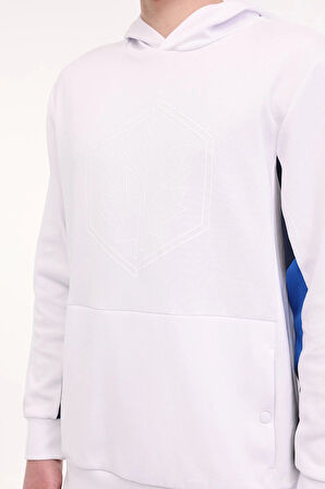 5M ML MATTE 17ITL442 5FX Erkek Beyaz Sweatshirt - 101940290