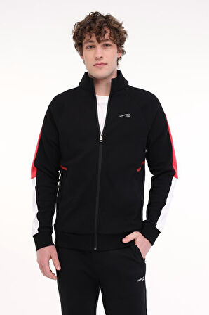 Lumberjack ML MATTE 18ITL426 5FX 101940292 Erkek Eşofman Üstü Siyah S-XXL 