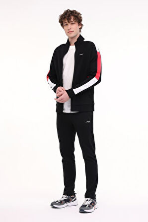 Lumberjack ML MATTE 18ITL426 5FX 101940292 Erkek Eşofman Üstü Siyah S-XXL 