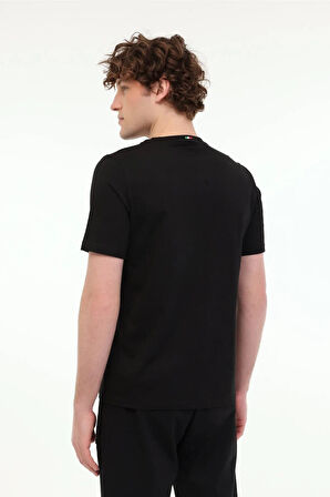 Lumberjack 5M ML RENATO 11ITL1030 5FX Erkek  Siyah Tişört