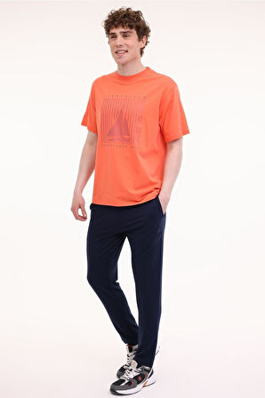 Lumberjack 5M Ml Pete 11Otd2-24 5Fx Coral Erkek Kkol t-shirt