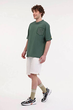 ML STAR 11OTD1-26 5FX Koyu Yeşil Erkek T-Shirt 101948233