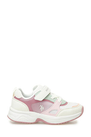 U.S. POLO ASSN. LESSER 5FX KIZ ÇOCUK SPOR AYAKKABI PUDRA