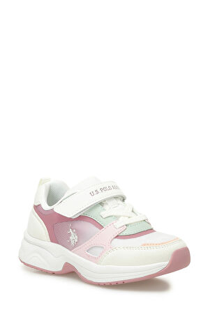 U.S. POLO ASSN. LESSER 5FX KIZ ÇOCUK SPOR AYAKKABI PUDRA