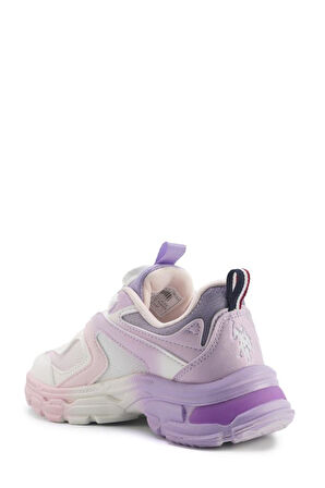 U.S. Polo Assn. TULLY JR 5FX 101951740 Kız Çocuk Spor Ayakkabı Lila Pudra 31-35 