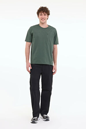 Lumberjack ML KEYS 11YMMT22037 5FX Yeşil Erkek Kısa Kol T-Shirt 101948218