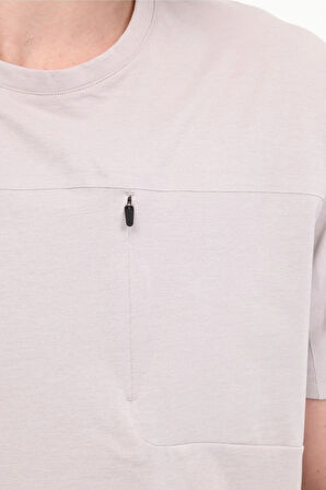 Lumberjack ML KEYS 11YMMT22037 5FX Ekru Erkek Kısa Kol T-Shirt 101948219