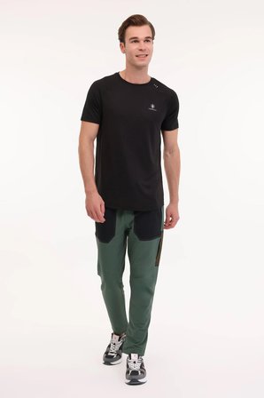 ML CLIFF 11CSH-1002 5FX Siyah Erkek Kısa Kol T-Shirt