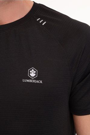 ML CLIFF 11CSH-1002 5FX Siyah Erkek Kısa Kol T-Shirt