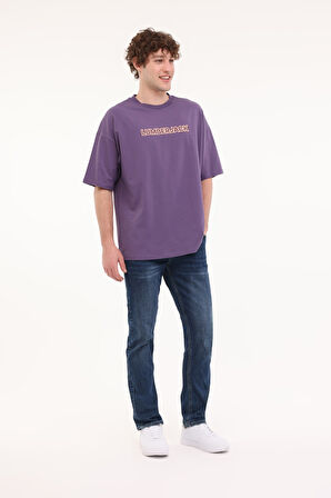 Lumberjack 5M Ml Franco 11Ff17 5Fx Mor Erkek Kkol t-shirt