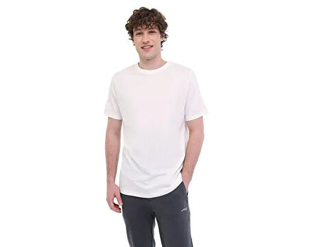 Lumberjack 5M MB CT110 PM C NK Erkek  Kırık Beyaz Tişört