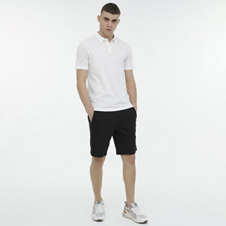 Lumberjack 5M MB CT953 POLO T SH 5FX Erkek  Kırık Beyaz Tişört