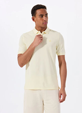 Lumberjack A10193952008010-MB CT953 POLO T-SH Sarı Regular Fit Düz Erkek T-Shirt