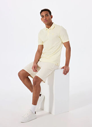 Lumberjack A10193952008010-MB CT953 POLO T-SH Sarı Regular Fit Düz Erkek T-Shirt