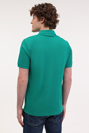 LUMBERJACK MB CT953 POLO T-SH 5FX ERKEK KISA KOL POLO TİŞÖRT YEŞİL