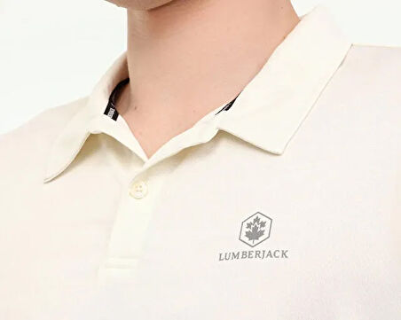 LUMBERJACK Erkek Günlük Tişört 101939505 Beyaz