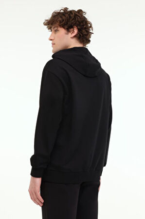 Lumberjack MB SN73 HOODIE 5FX 101939609 Erkek Sweatshirt Siyah S-XXL 