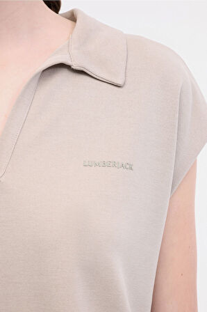 Lumberjack WL RAIN 11SS181 5FX Haki Kadın Kısa Kol T-Shirt