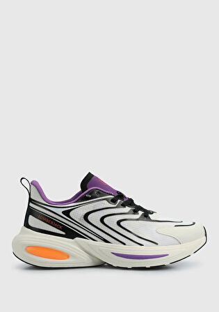 Melan Kırık Beyaz Deri Kadın Sneaker