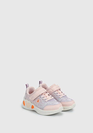 Princess Pudra Deri Kız Çocuk Sneaker