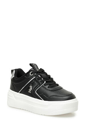 U.S. Polo Assn. CLARKE 5FX 101946718 Kadın Sneaker Ayakkabı Siyah 36-40 