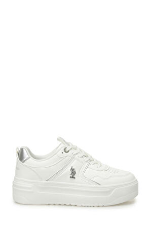 U.S. Polo Assn. CLARKE 5FX 101946719 Kadın Sneaker Ayakkabı Beyaz 36-40 