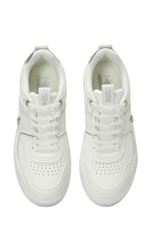 U.S. Polo Assn. CLARKE 5FX 101946719 Kadın Sneaker Ayakkabı Beyaz 36-40 