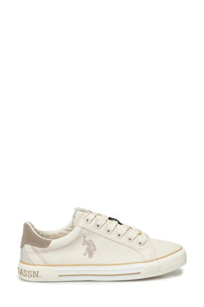 U.S. Polo Assn. RACHEL 5FX Bej Kadın Sneaker Ayakkabı