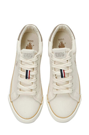 U.S. Polo Assn. RACHEL 5FX Bej Kadın Sneaker Ayakkabı